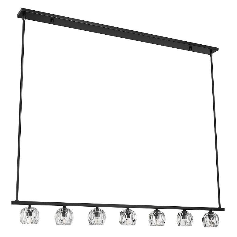 Image 7 Aragon 7 Light Matte Black Chandelier more views
