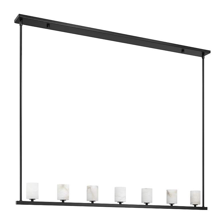 Image 3 Aragon 7 Light Matte Black Chandelier more views