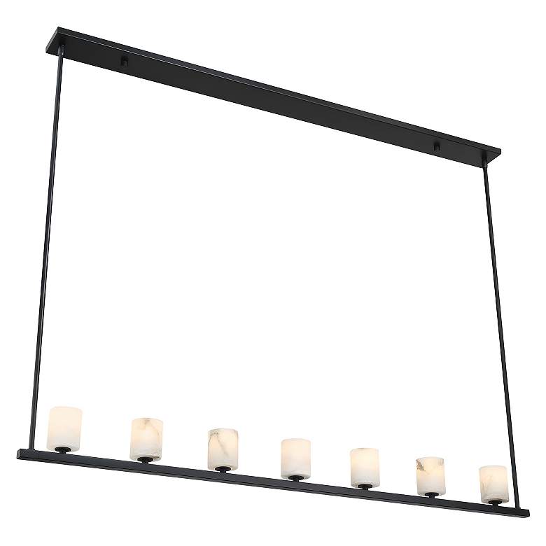 Image 5 Aragon 7 Light Matte Black Chandelier more views