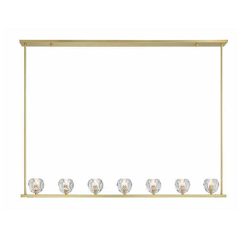 Image 1 Aragon 7 Light Soft Brass Chandelier