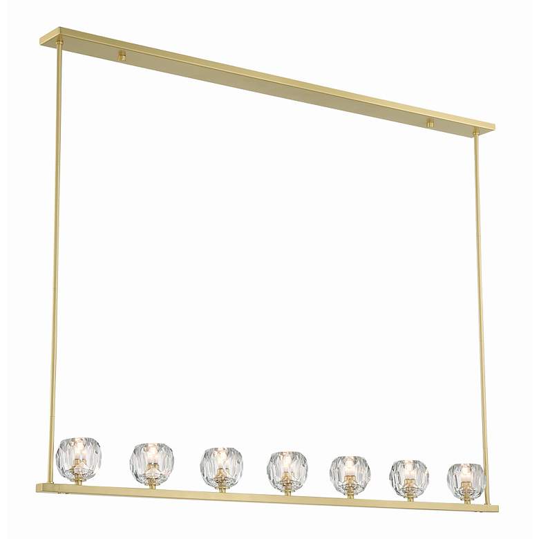Image 4 Aragon 7 Light Soft Brass Chandelier more views