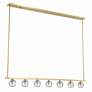 5_Aragon 7 Light Soft Brass Chandelier more views