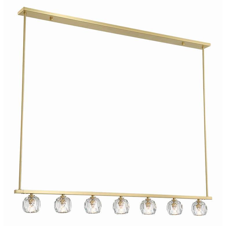 Image 6 Aragon 7 Light Soft Brass Chandelier more views