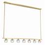 6_Aragon 7 Light Soft Brass Chandelier more views
