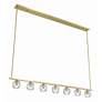 7_Aragon 7 Light Soft Brass Chandelier more views