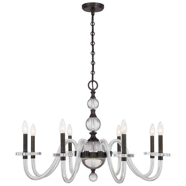 Image 1 Aragon 8-Light Chandelier in Mediterranean Bronze