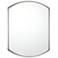 Aramis Matte Nickel 24" x 32" Rectangular Wall Mirror