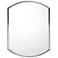 Aramis Polished Nickel 24" x 32" Rectangular Wall Mirror