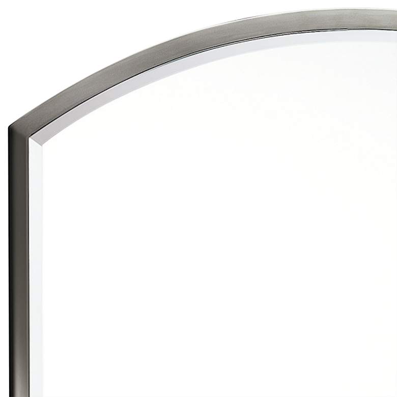 Image 2 Aramis Polished Nickel 24 inch x 32 inch Rectangular Wall Mirror more views