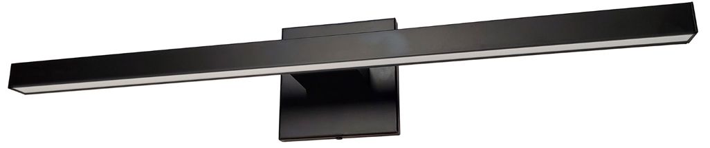 Arandel 23.75"W Matte Black 18W LED Vanity Light w/ White Acrylic Diffuser