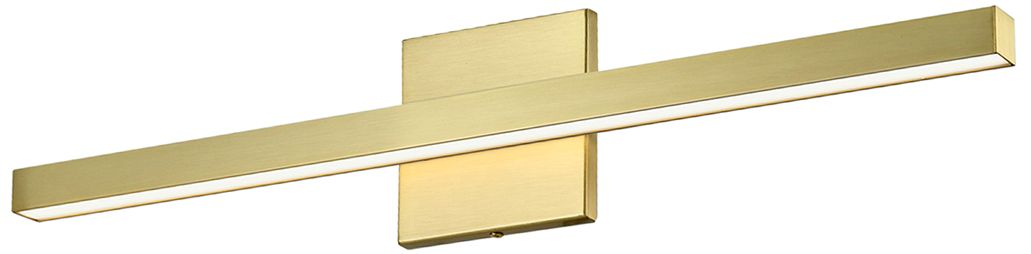 Arandel 23.75" Wide Aged Brass 18W LED Vanity Light With Frosted Diffuser