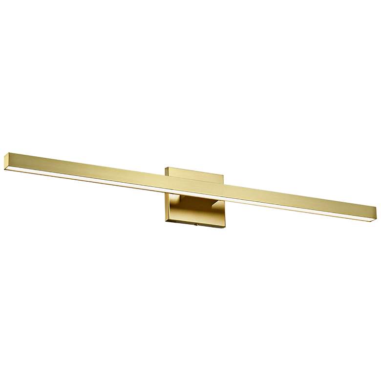 Image 1 Arandel 23 3/4" Wide Aged Brass LED Vanity Bath Light