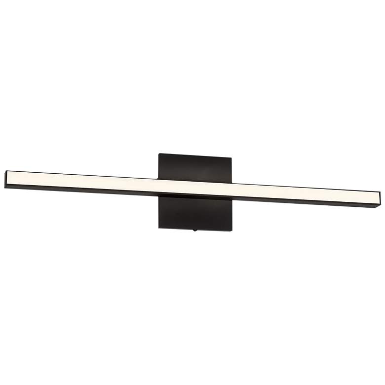 Image 1 Arandel 23 3/4 inch Wide Matte Black LED Bath Bar