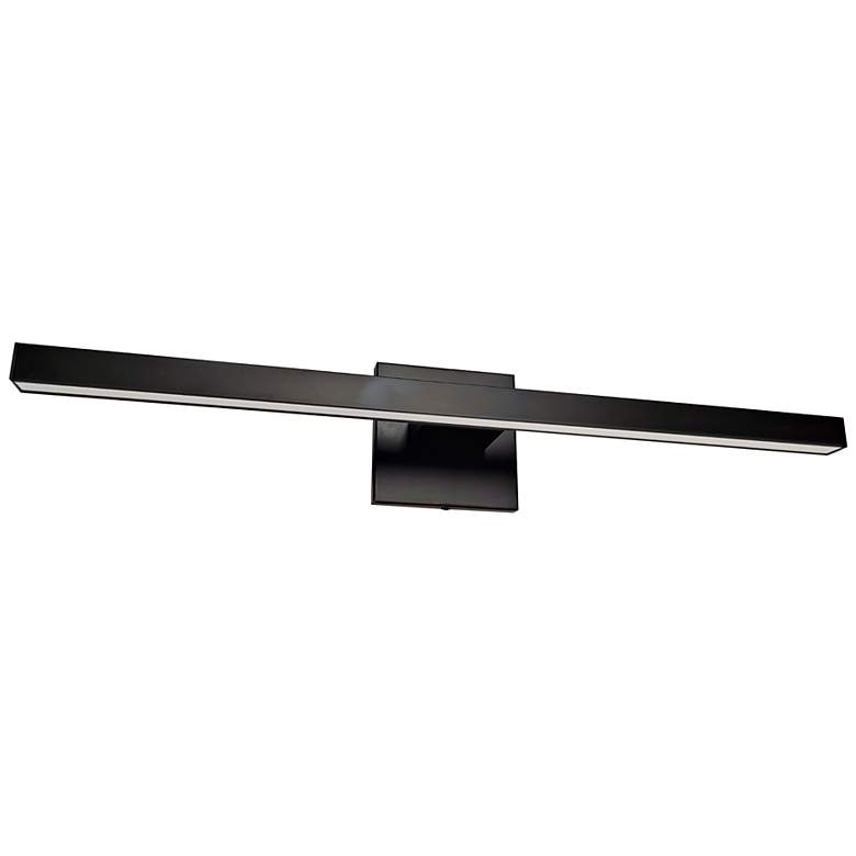 Image 1 Arandel 23 3/4" Wide Matte Black LED Vanity Bath Light