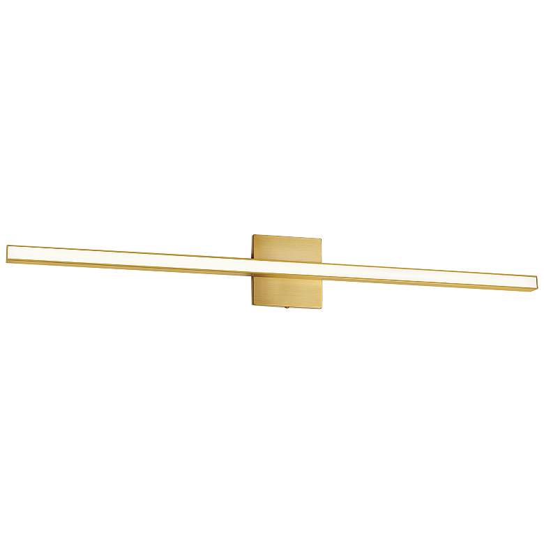 Image 2 Arandel 33 1/2 inch Wide Aged Brass LED Bath Bar