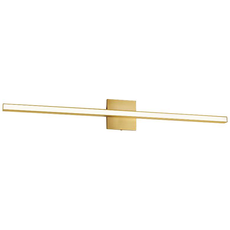 Image 2 Arandel 33 1/2" Wide Aged Brass LED Bath Bar