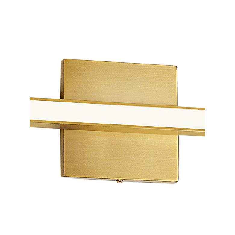 Image 3 Arandel 33 1/2 inch Wide Aged Brass LED Bath Bar more views