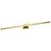 Arandel 35 1/2" Wide Aged Brass LED Vanity Bath Light