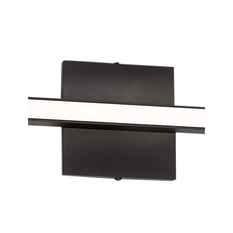 Image 2 Arandel 35 1/2 inch Wide Matte Black LED Bath Bar more views