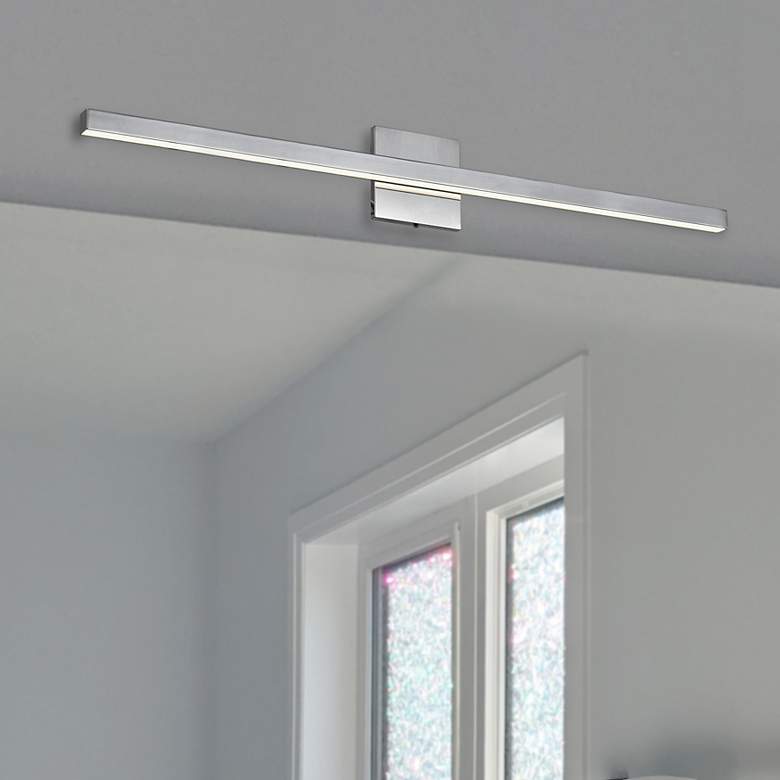 Image 1 Arandel 35 1/2" Wide Polished Chrome LED Bath Light