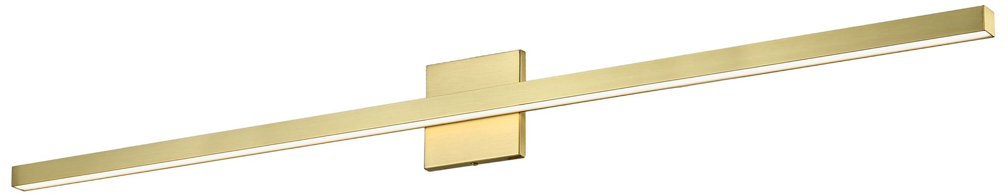 Arandel 47.5" Wide Aged Brass 36W LED Vanity Light With Frosted Diffuser