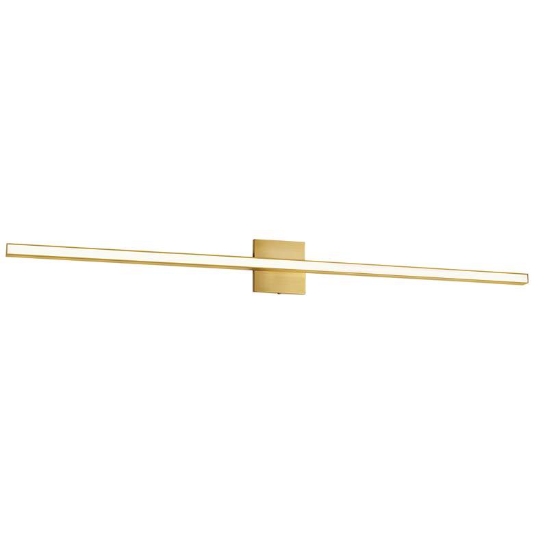 Image 2 Arandel 47 1/2" Wide Aged Brass LED Bath Bar