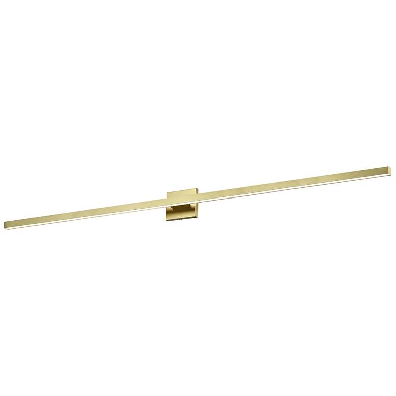 Image 1 Arandel 47 1/2" Wide Aged Brass LED Vanity Bath Light