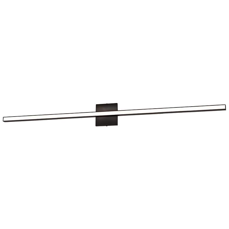 Image 2 Arandel 47 1/2" Wide Matte Black LED Bath Bar