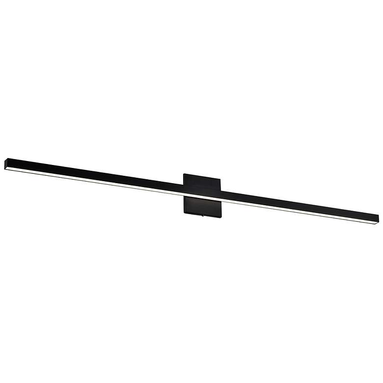 Image 1 Arandel 47 1/2" Wide Painted Black LED Bath Light