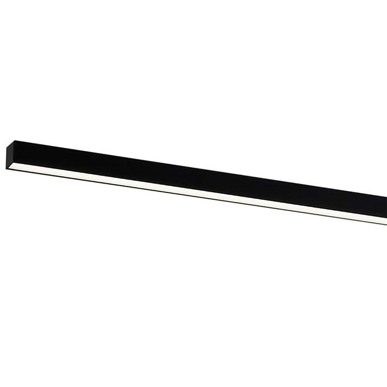 Image 2 Arandel 47 1/2" Wide Painted Black LED Bath Light more views