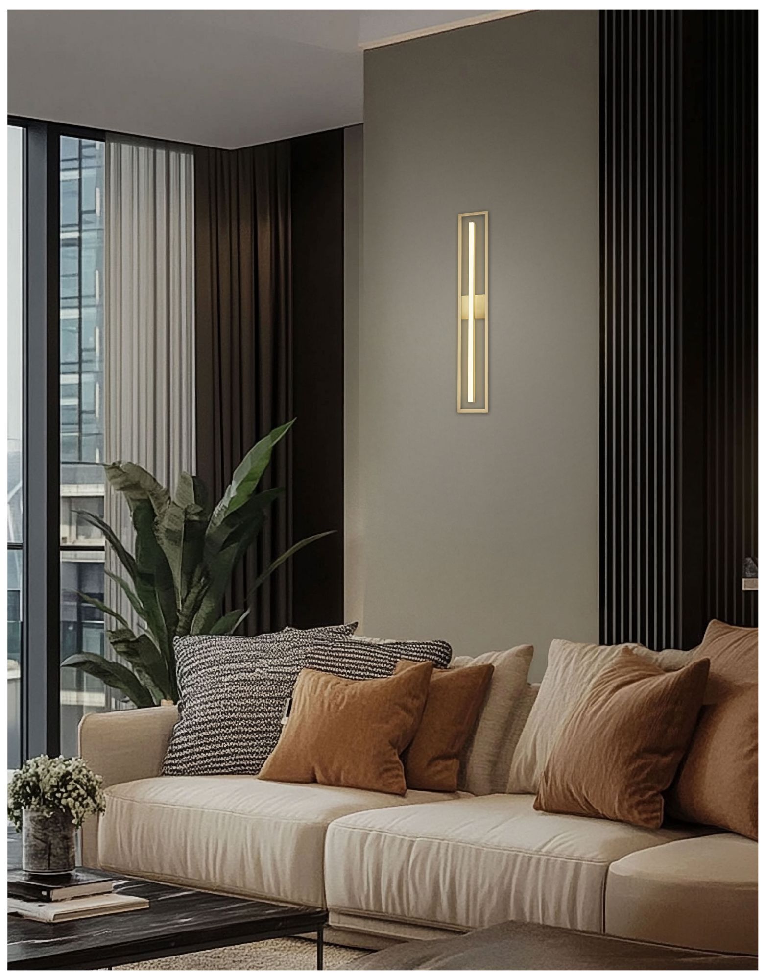 Image 3 Arandel 5.75" Wide Aged Brass LED Bath/Vanity more views