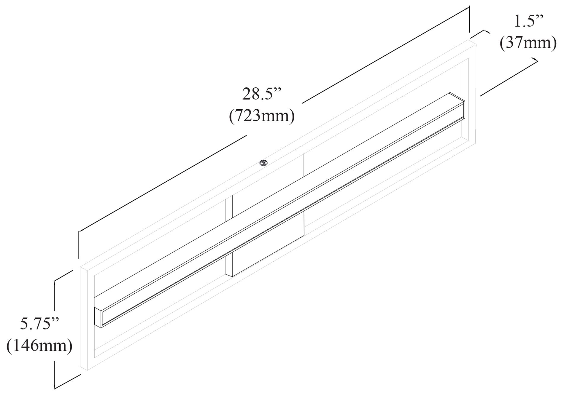 Image 6 Arandel 5.75" Wide Aged Brass & Matte Black LED Bath/Vanity more views