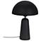 Aranzola 10.5" High Black Finish Table Lamp