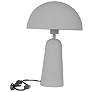 Aranzola 10.5" High Grey Finish Table Lamp