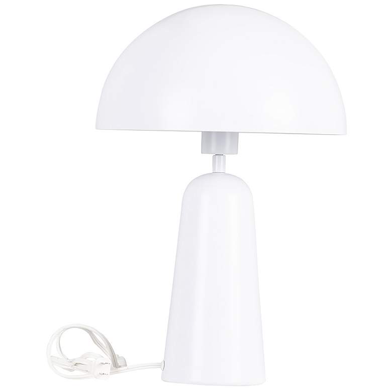 Image 1 Aranzola 10.5" High White Finish Table Lamp