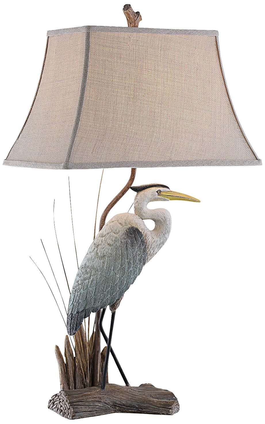 blue heron lamps