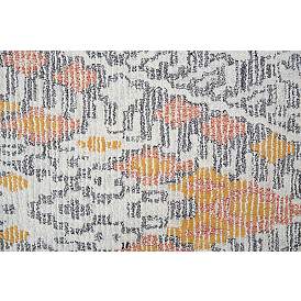 Image5 of Arazad 7238476 8'x11' Gray Orange Tribal Graphic Area Rug more views