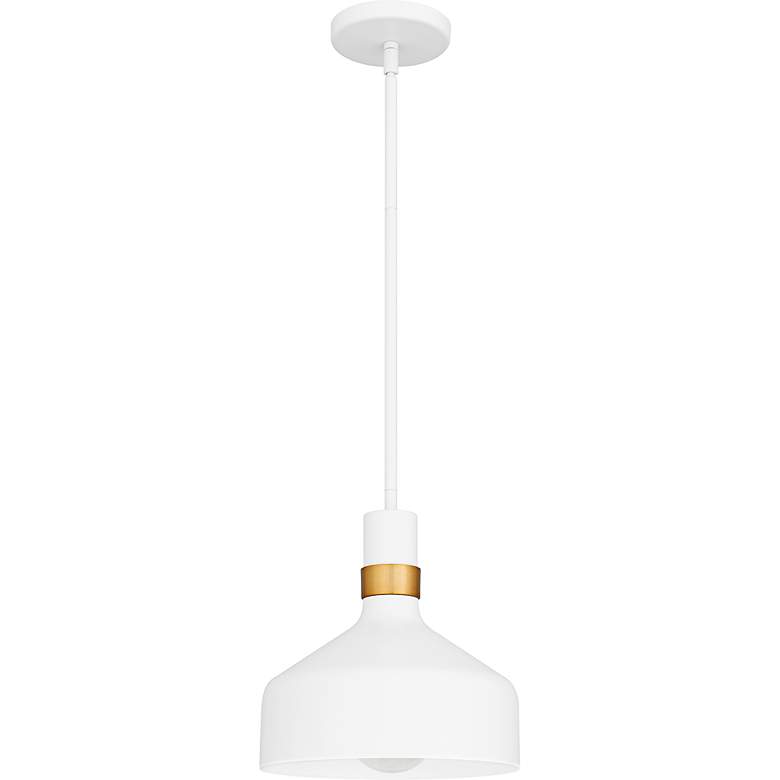 Image 2 Arbor 1-Light Matte White Mini Pendant more views