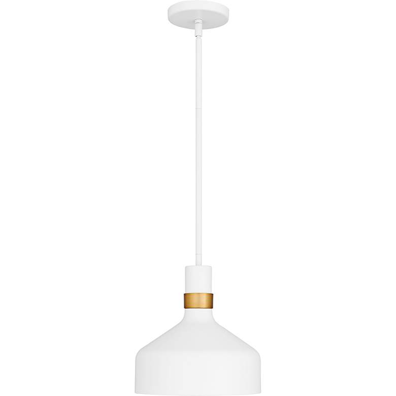 Image 3 Arbor 1-Light Matte White Mini Pendant more views