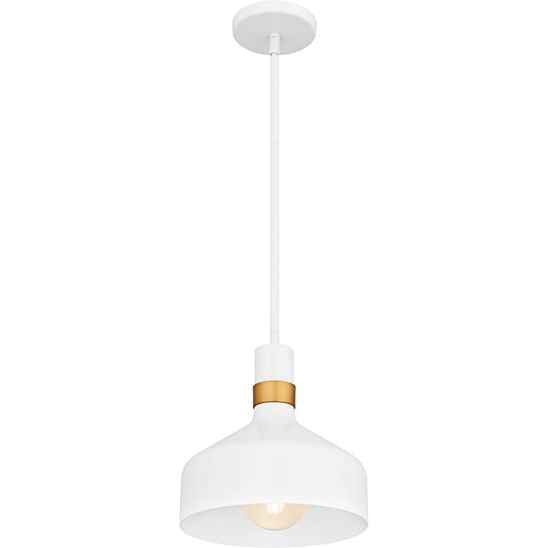 Image 4 Arbor 1-Light Matte White Mini Pendant more views