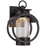 Arbor 12" High Burnished Bronze LED Outdoor Wall Sconce