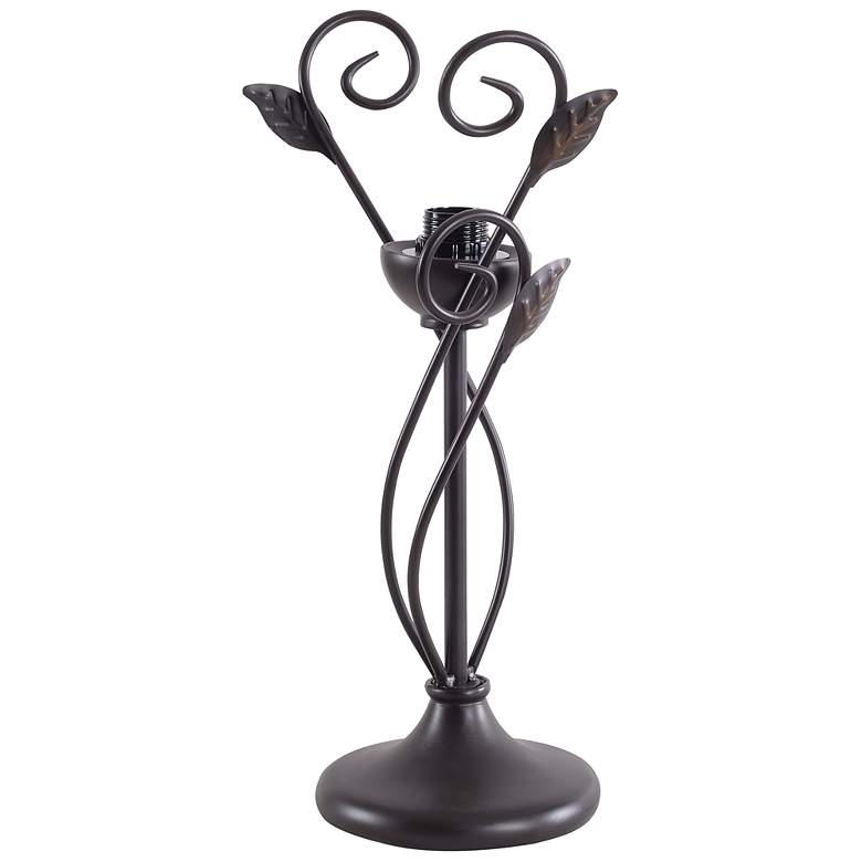 Image 3 Arbor 16.25" High Oil Rubbed Bronze Torchiere Table Lamp more views
