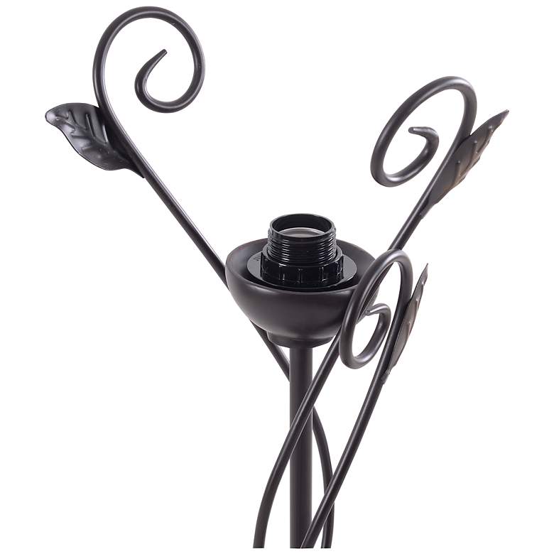 Image 5 Arbor 16.25" High Oil Rubbed Bronze Torchiere Table Lamp more views