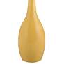 2_Arby 25" High Modern Straw Yellow Gloss Droplet Ceramic Table Lamp more views