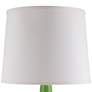 3_Arby 25" Hight Modern Clover Green Gloss Droplet Ceramic Table Lamp more views