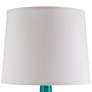 3_Arby 25" Modern Bayside Turquoise Blue Droplet Ceramic Table Lamp more views