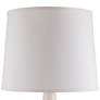 Arby 25" White Gloss Droplet Ceramic Table Lamp