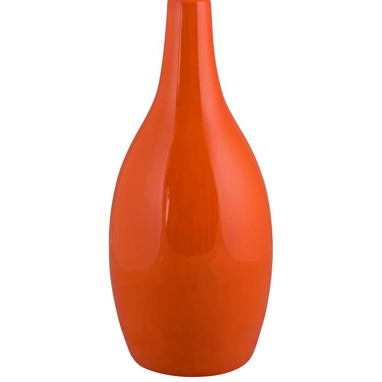 Image 3 Arby Orange Nectar Gloss Droplet Ceramic Table Lamp more views