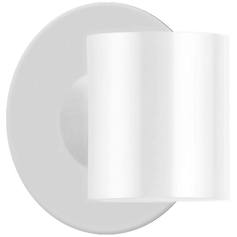 Image 1 Arc 4.7 inch Matte White Wall Mount