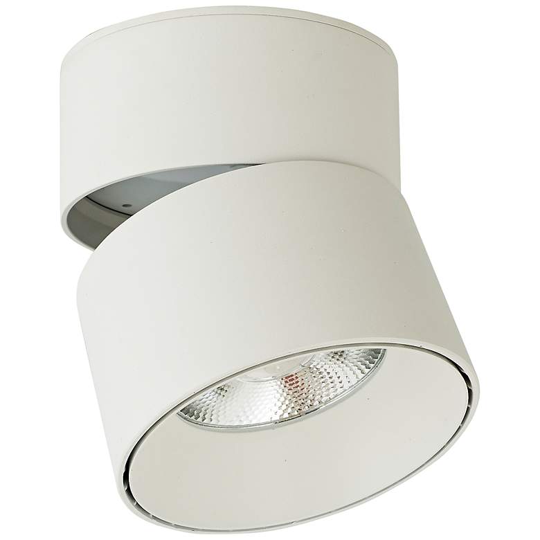 Image 1 Arc 4 1/4" Wide Matte White LED Ceiling Light